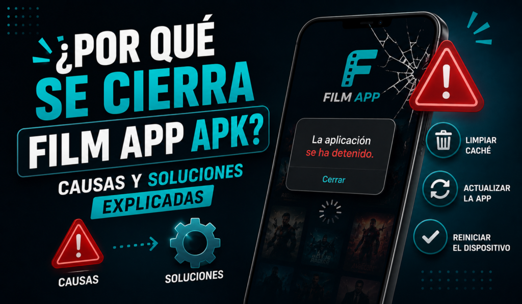 ¿Por qué falla la Film App? Causas y soluciones.